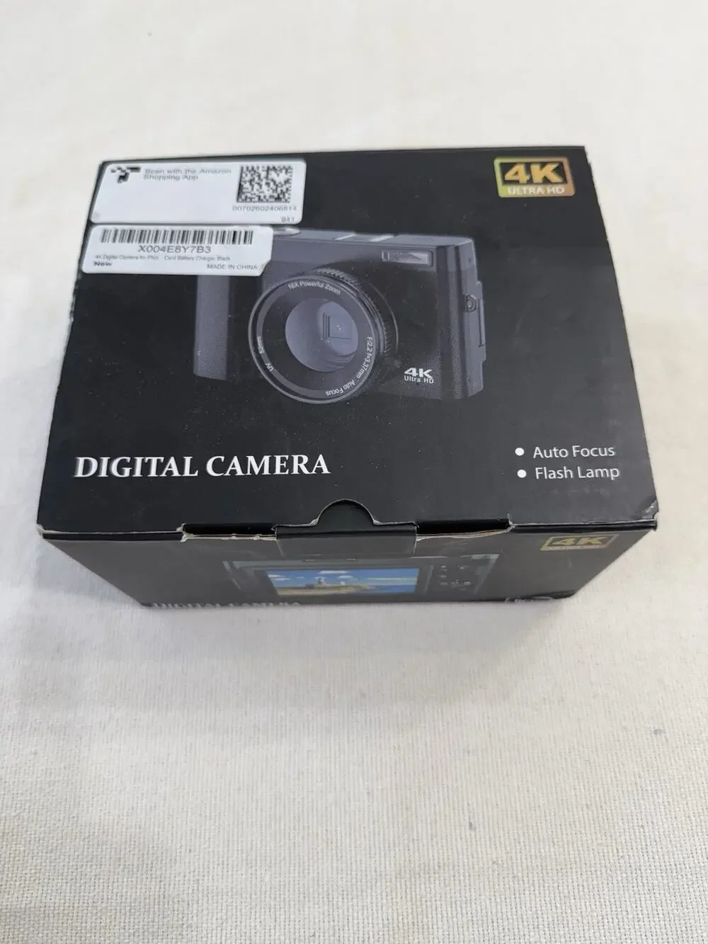 4K Ultra HD Digital Camera (Model DC101)